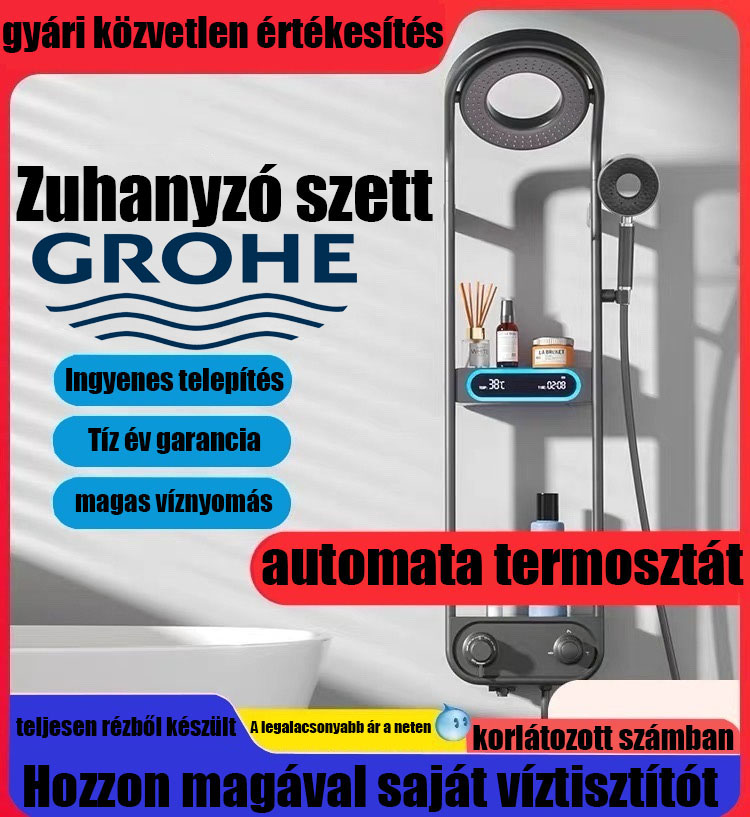 zuhanykészlet