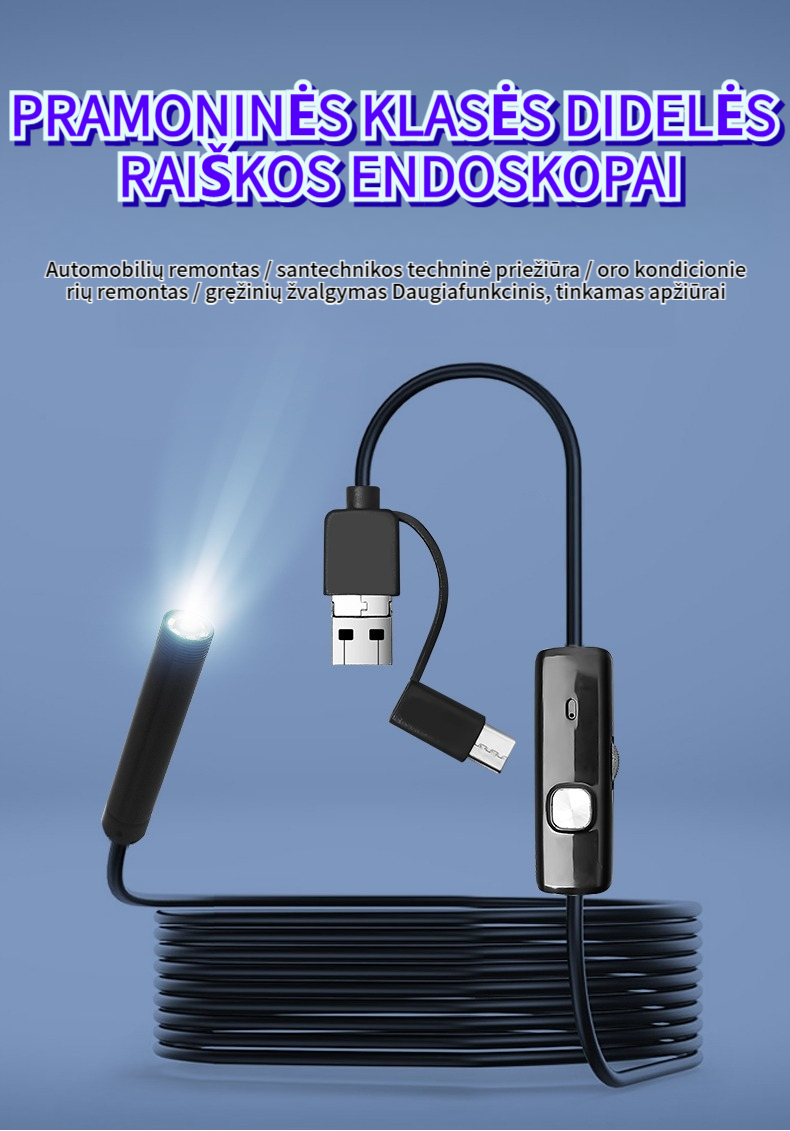 Pramoniniai endoskopai