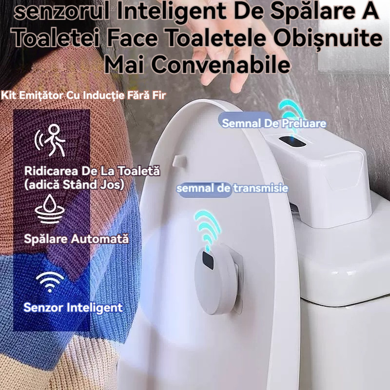 Senzor infraroșu pentru toaletă