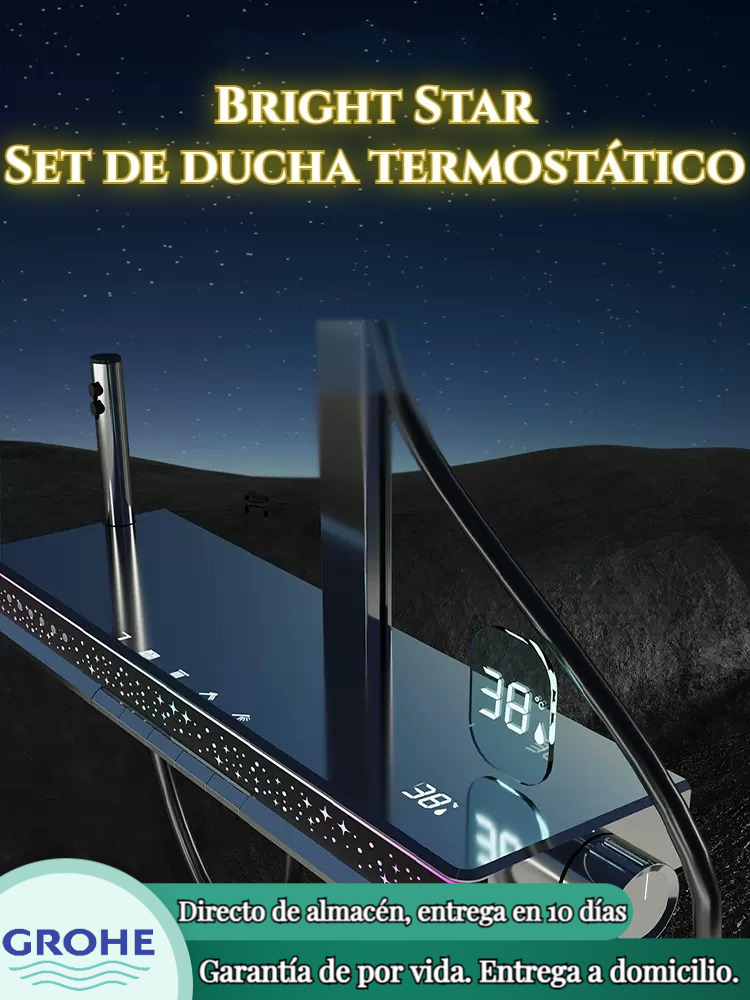 Conjunto termostático de ducha