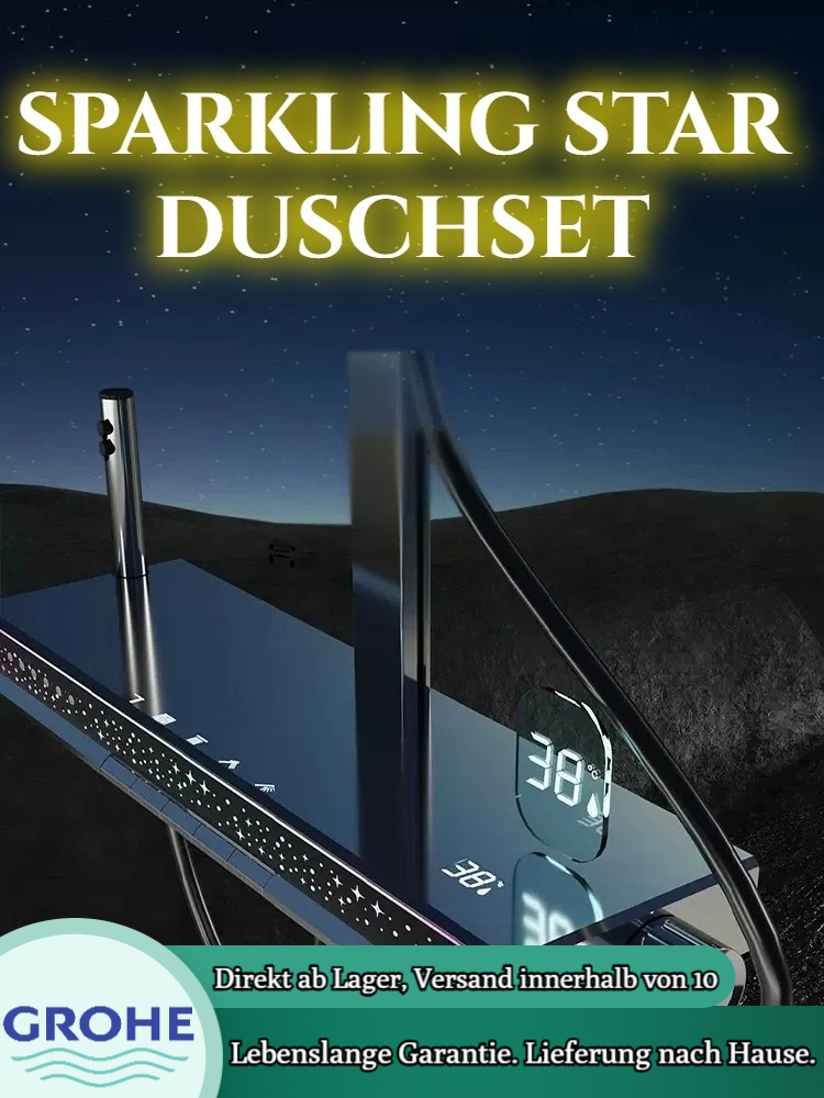 Duschthermostat digital Ganzkupfer-Düsenverstärker-Set
