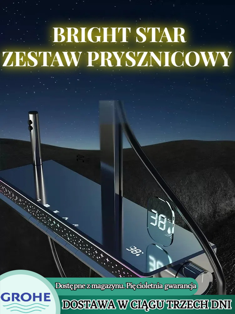 Bright Star Zestaw prysznicowy