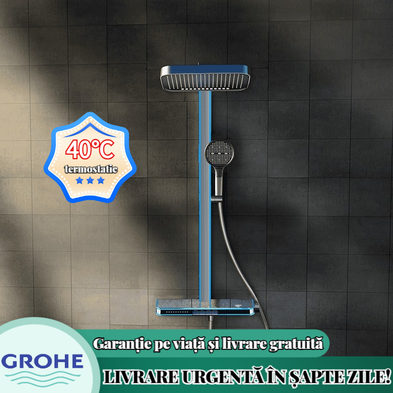 Set de duș termostatic multifuncțional