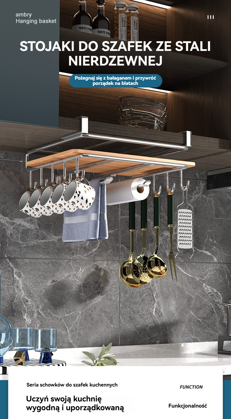 Naścienny uchwyt na kubek do kuchni