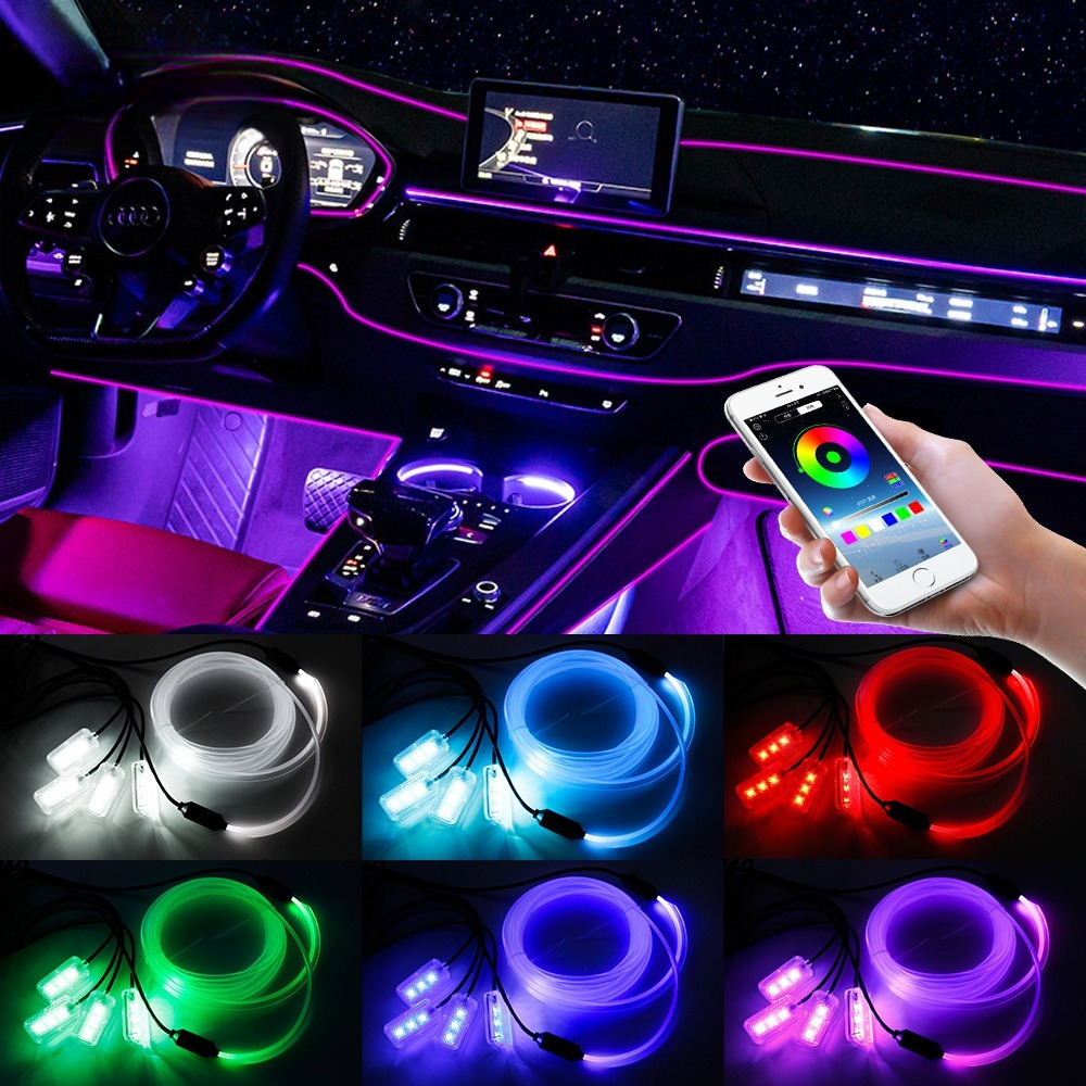 USB ambientní osvětlení auta 50% sleva
