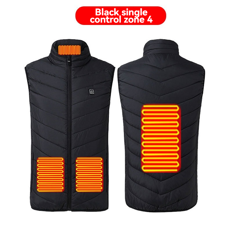 Vyhřívací vesta napájená z USB pro muže i ženy
